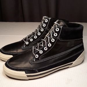Timberland Retro black leather sneakers 11.5M